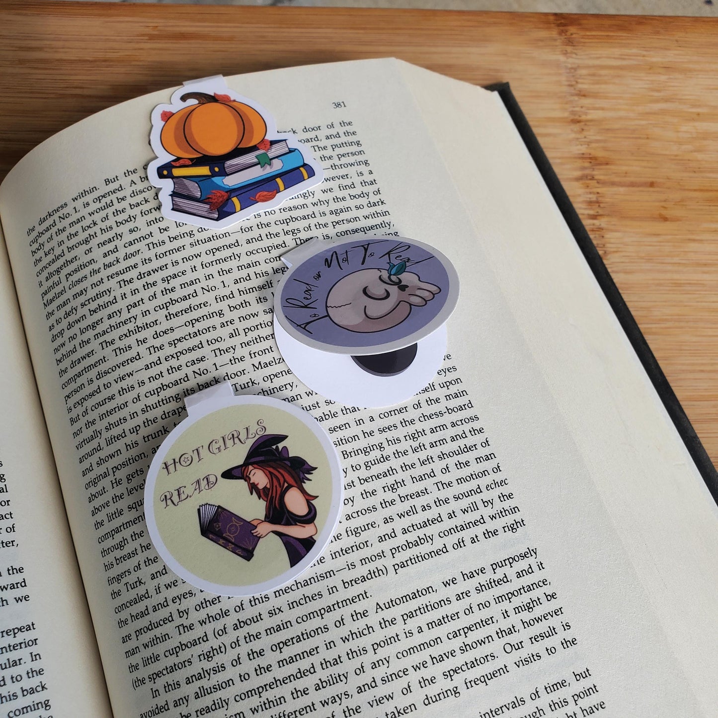Halloween Magnetic Bookmarks