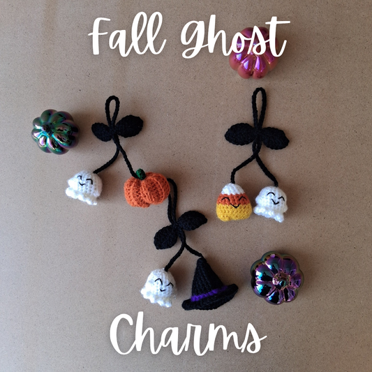 Fall Ghost Charms