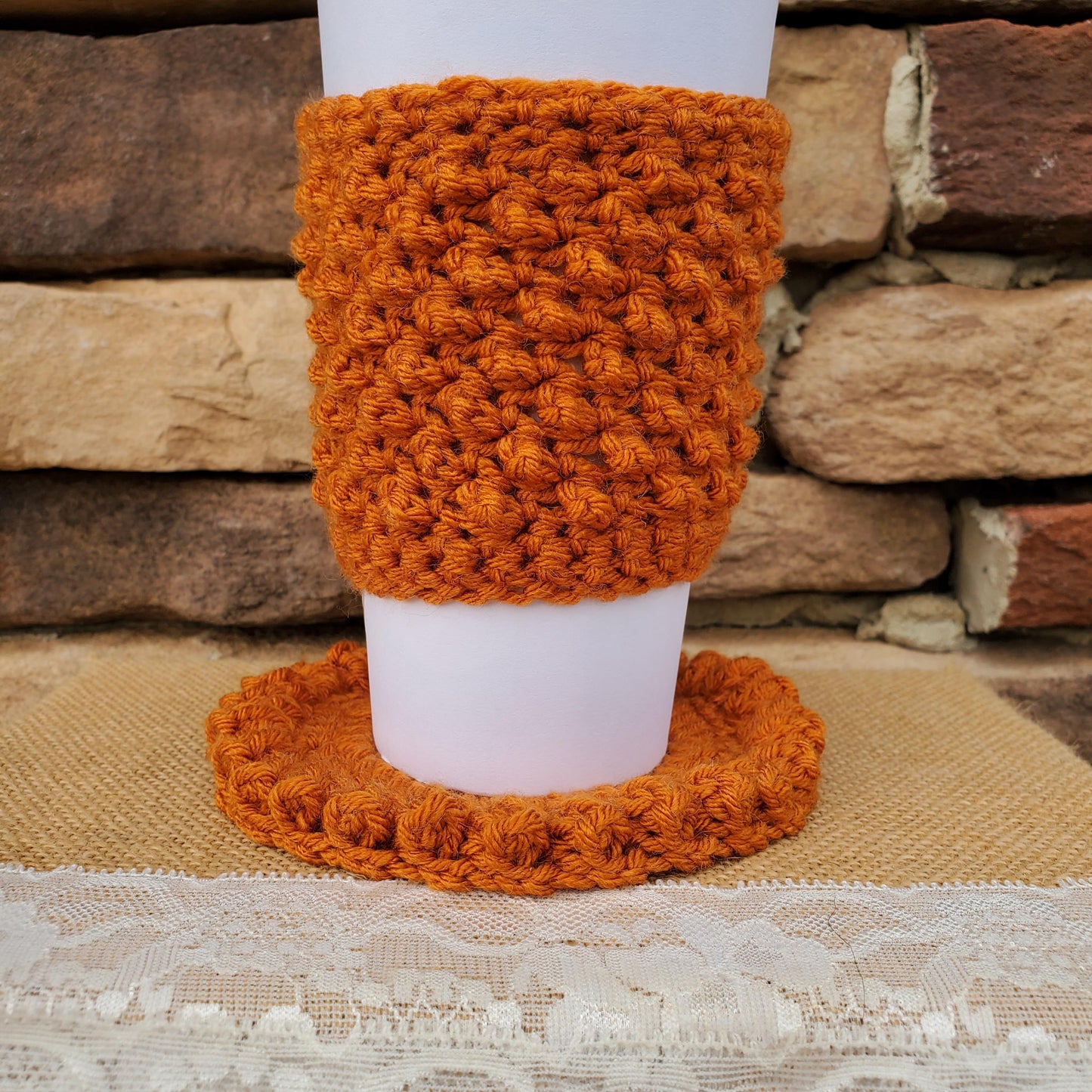 Crochet Cup Cozies and Coasters