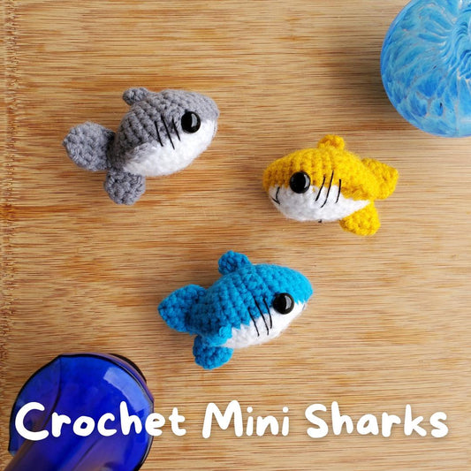Cute Crochet Sharks