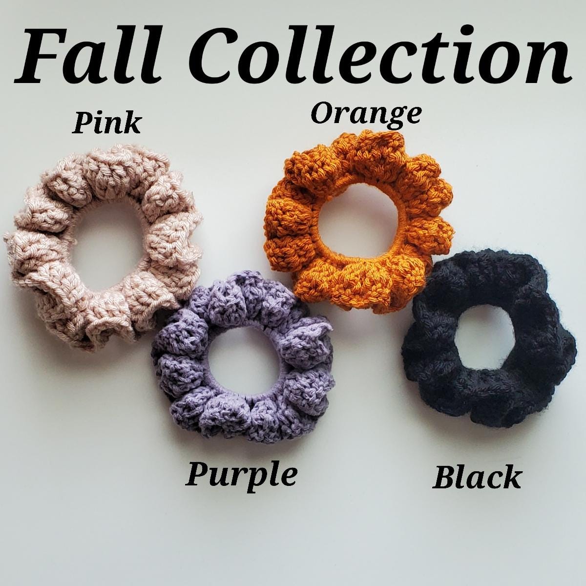 Fall Collection | Crochet Scrunchies
