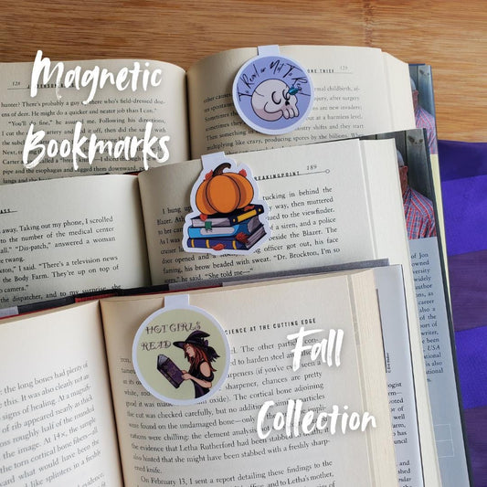 Halloween Magnetic Bookmarks