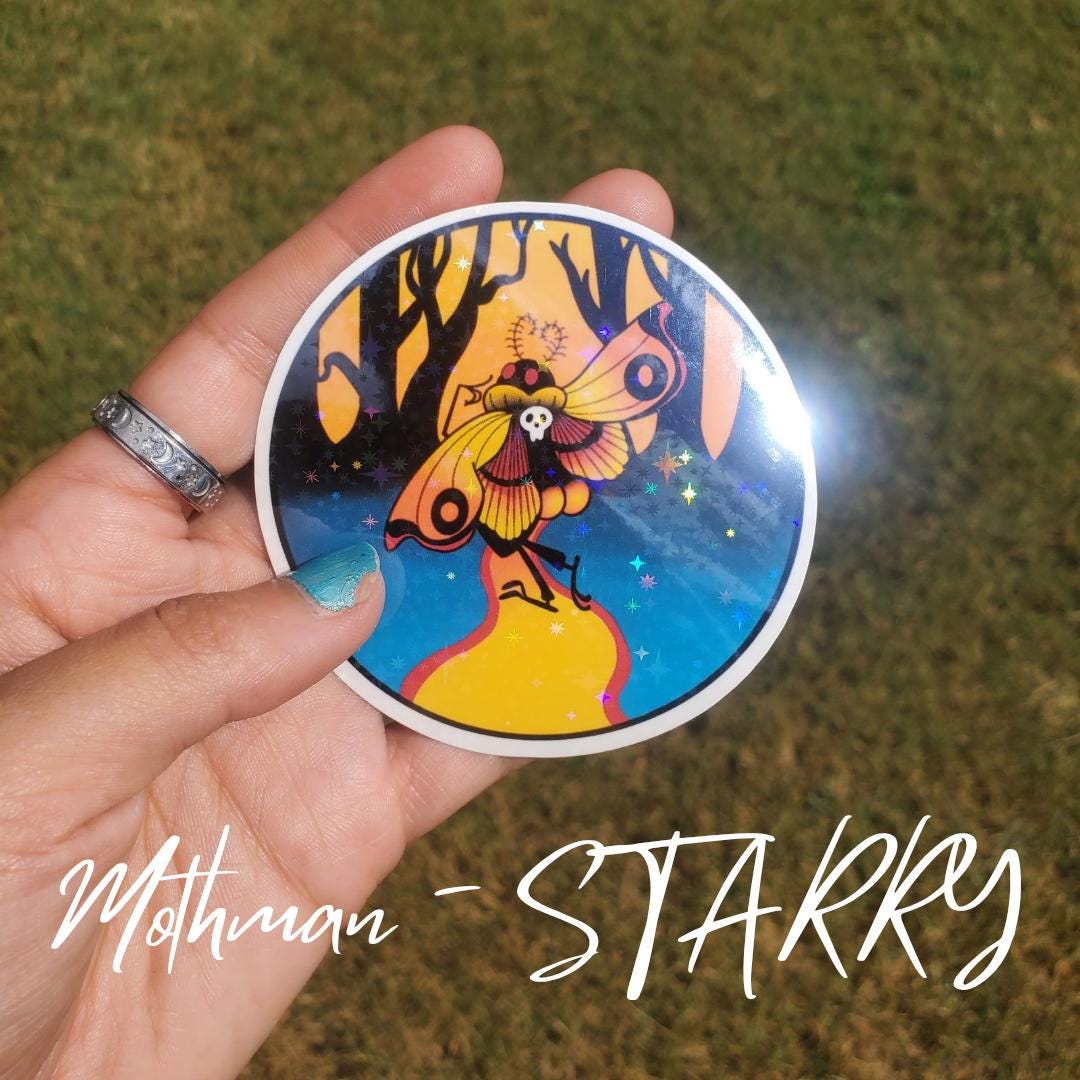 Mothman Vinyl Sticker