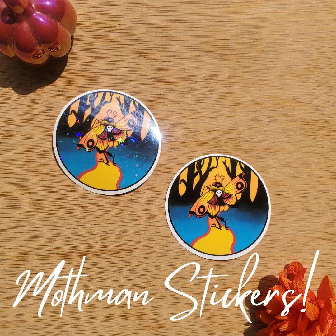 Mothman Vinyl Sticker