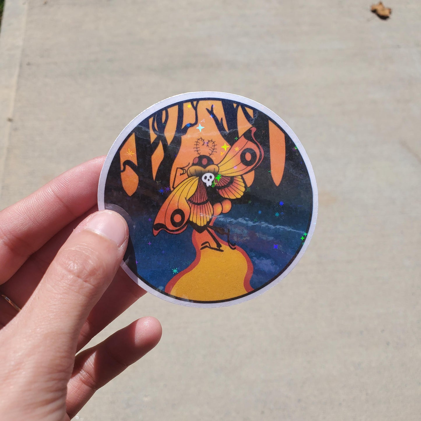 Mothman Vinyl Sticker