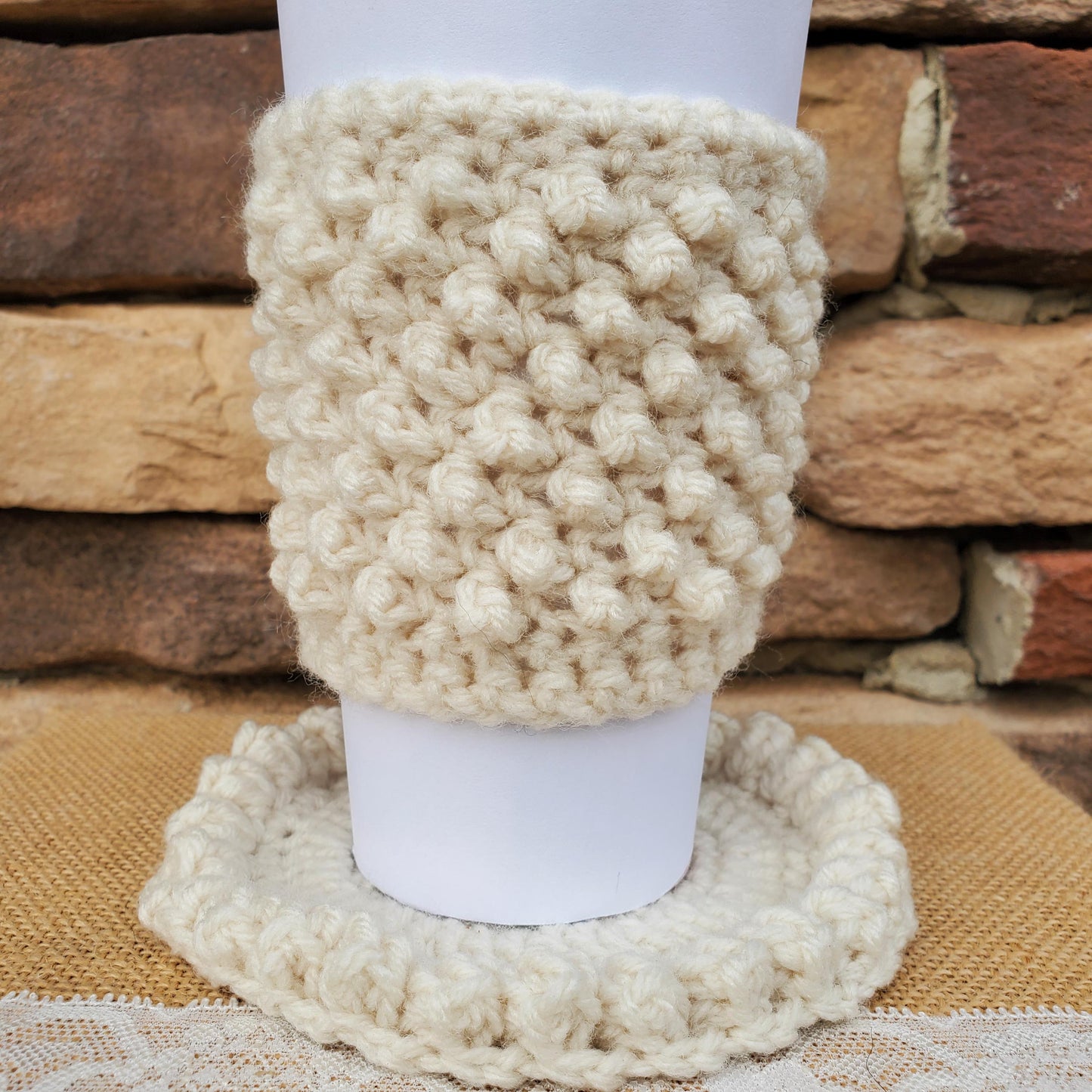 Crochet Cup Cozies and Coasters